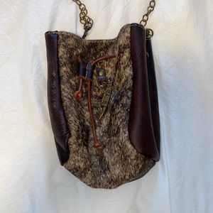 Canoe Cowhide Leather Crossbody